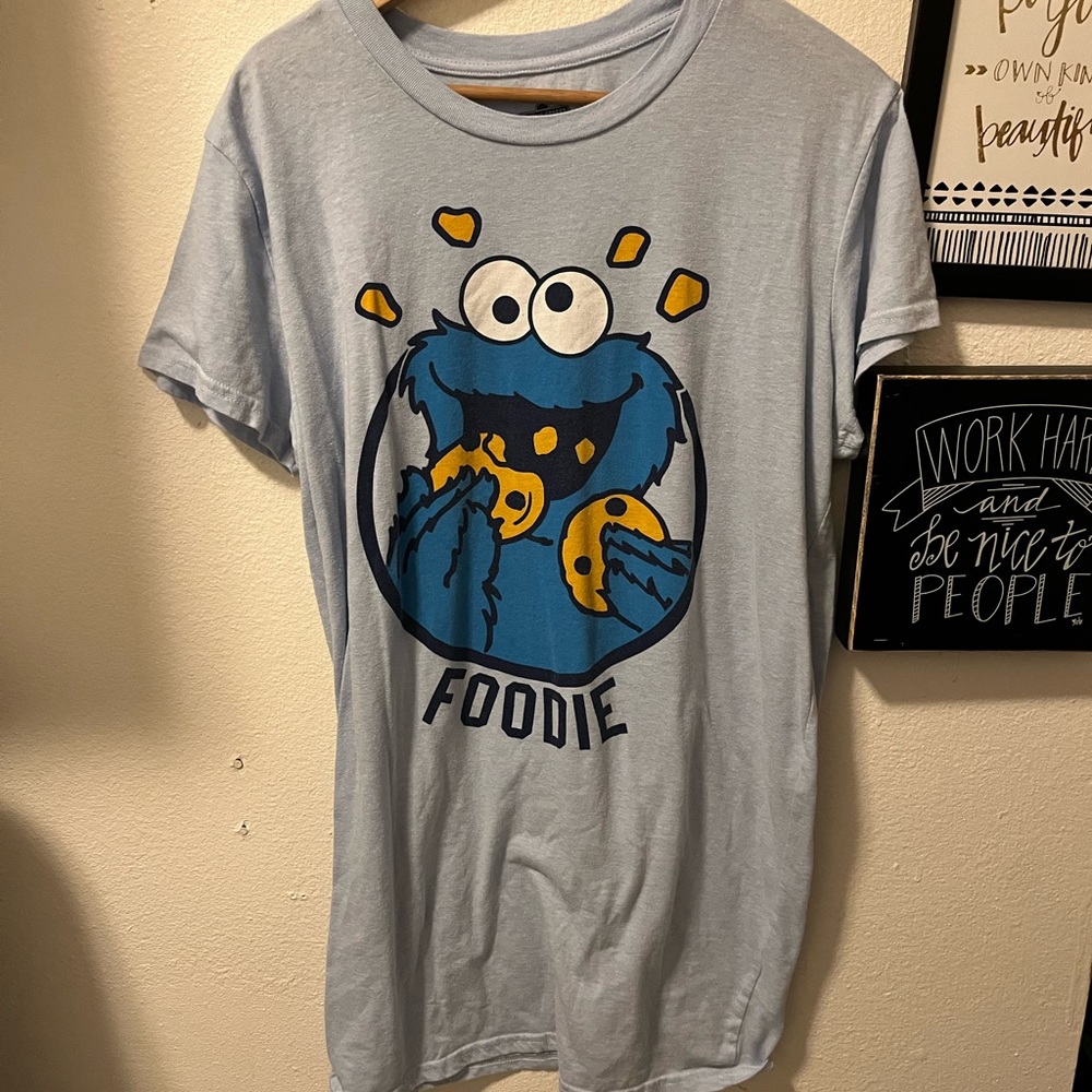 Large Cookie Monster sleep shirt